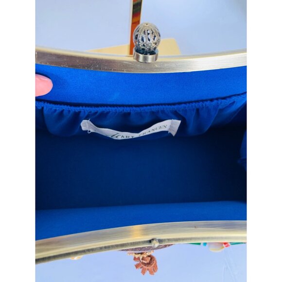 Mary Frances Shoulder Bag Boho Festival Beaded Embroidered Vibrant Small Stunner - Picture 11 of 15